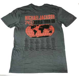 Michael Jackson - Bad World Tour '88 Official Unisex T-Shirt ( Men S, M, L, XL ) ***READY TO SHIP from Hong Kong***